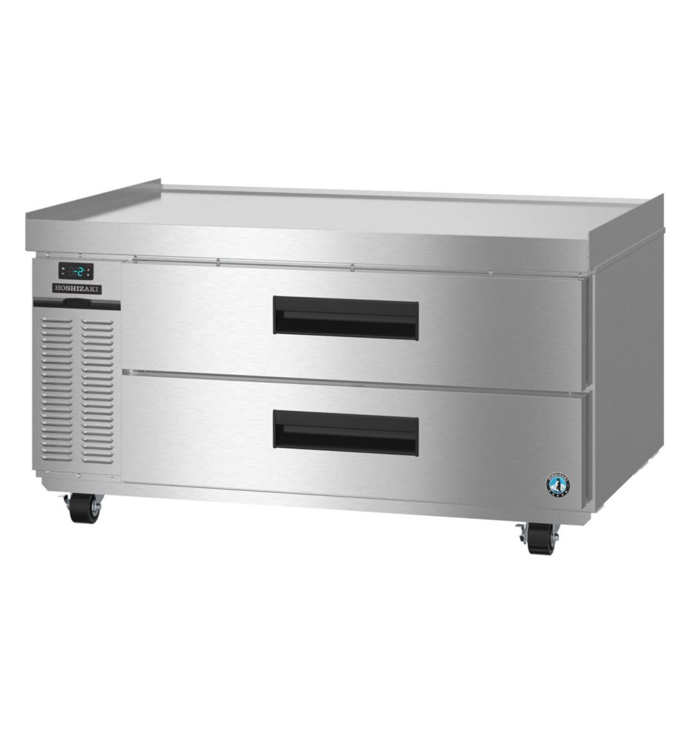 Hoshizaki CF49B-L 49" Stainless Steel Low-Profile Chef Base Freezer - Left Side Condenser