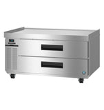 Hoshizaki CR49B-L 49" Stainless Steel Low-Profile Chef Base Refrigerator - Left Side Condenser