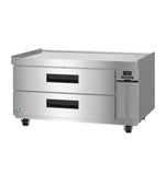 Hoshizaki CR49B 49" Stainless Steel Low-Profile Chef Base Refrigerator - Right Side Condenser