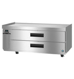 Hoshizaki CR60B-L 60" Stainless Steel Low-Profile Chef Base Refrigerator - Left Side Condenser
