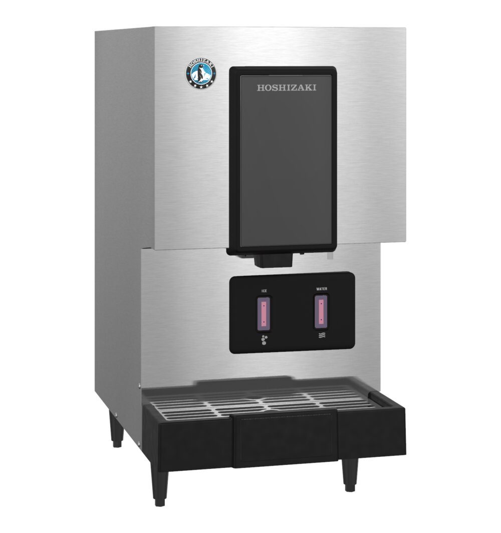 Hoshizaki DCM-271BAK-OS 286 lb/Day Air-Cooled Touchless Cubelet Ice and Water Dispenser
