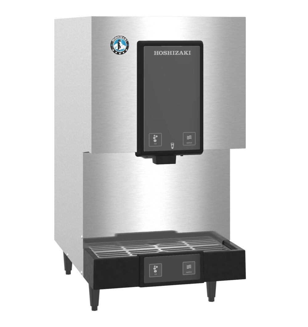 Hoshizaki DCM-271BAK 286 lb/Day Air-Cooled Cubelet Ice and Water Dispenser