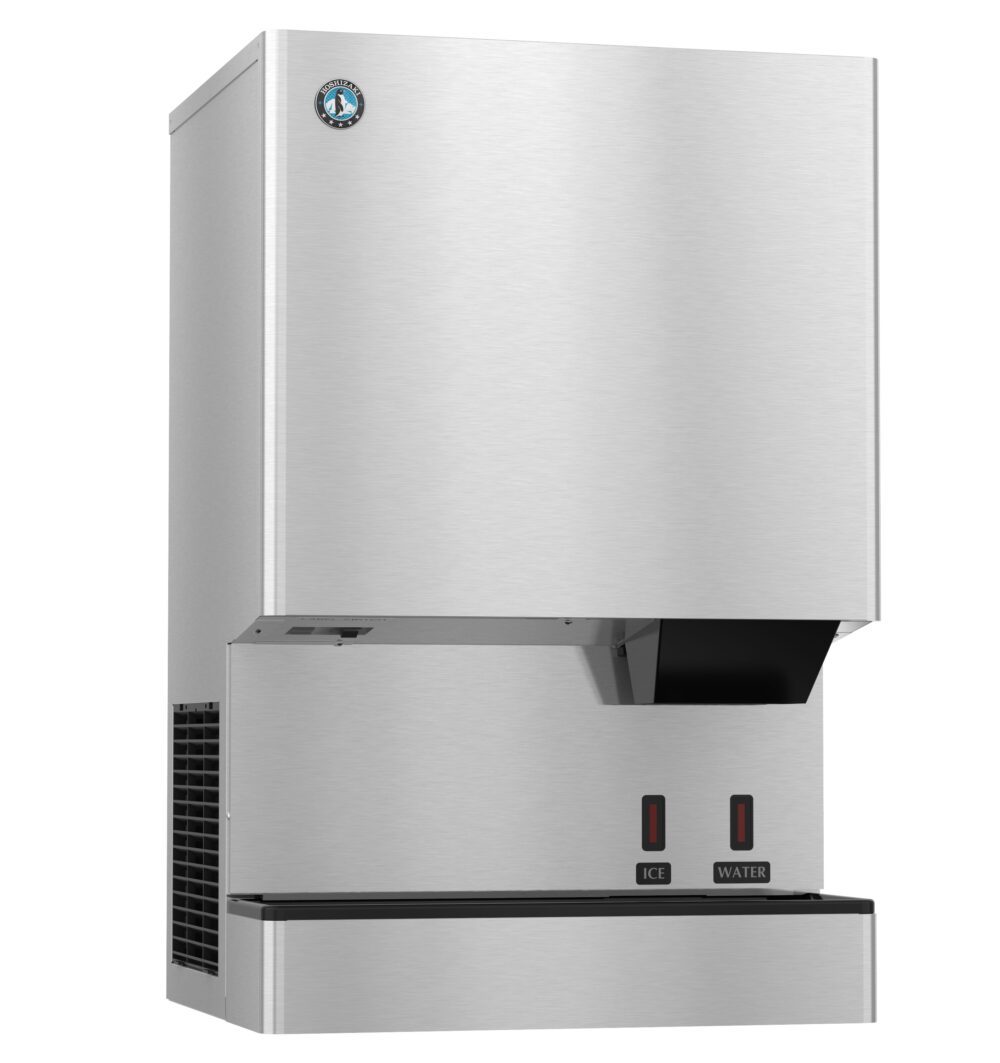 Hoshizaki DCM-500BAK-OS 597 lb/Day Air-Cooled Touchless Cubelet Ice and Water Dispenser