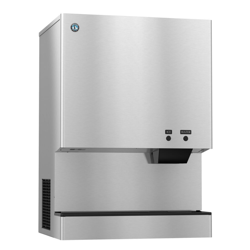 Hoshizaki DCM-700BAK 719 lb/Day Air-Cooled Cubelet Ice and Water Dispenser