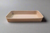 SUSHU TOGO KRAFT PAPER TRAYwith LID