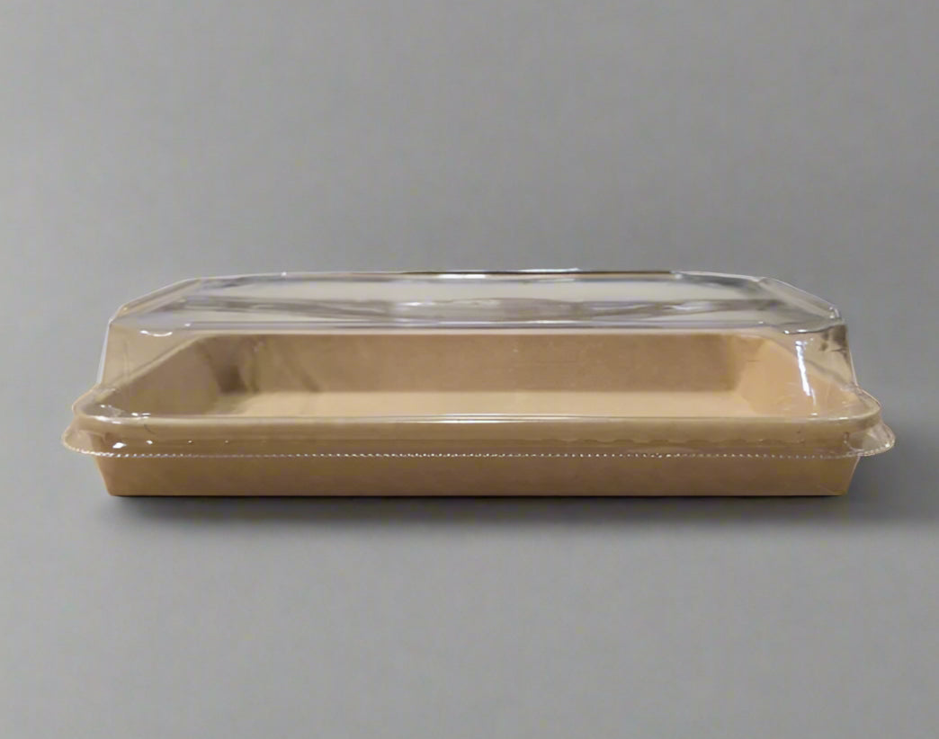 TOGO KRAFT PAPER TRAY / LID
