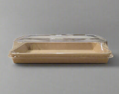 TOGO KRAFT PAPER TRAY / LID