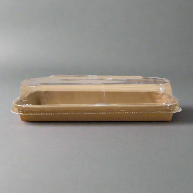 TOGO KRAFT PAPER TRAY / LID  600 pcs
