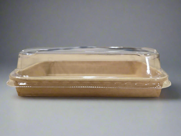 SUSHU TOGO KRAFT PAPER TRAYwith LID