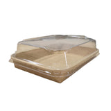 SUSHU TOGO KRAFT PAPER TRAYwith LID