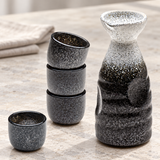 JX9-5 in a tabletop setting; complete bottle and four-cup set