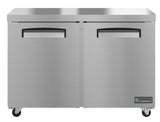 Hoshizaki EUF48A 12.09 cu. ft. Economy Series Two-Section Undercounter Freezer