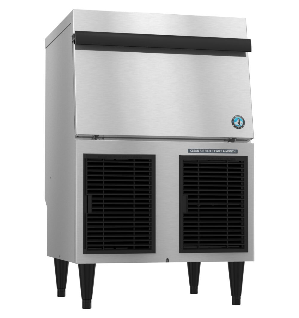 Hoshizaki F-330BAK-C 300 lb/Day Air-Cooled Mini Cubelet Ice Machine with Storage Bin