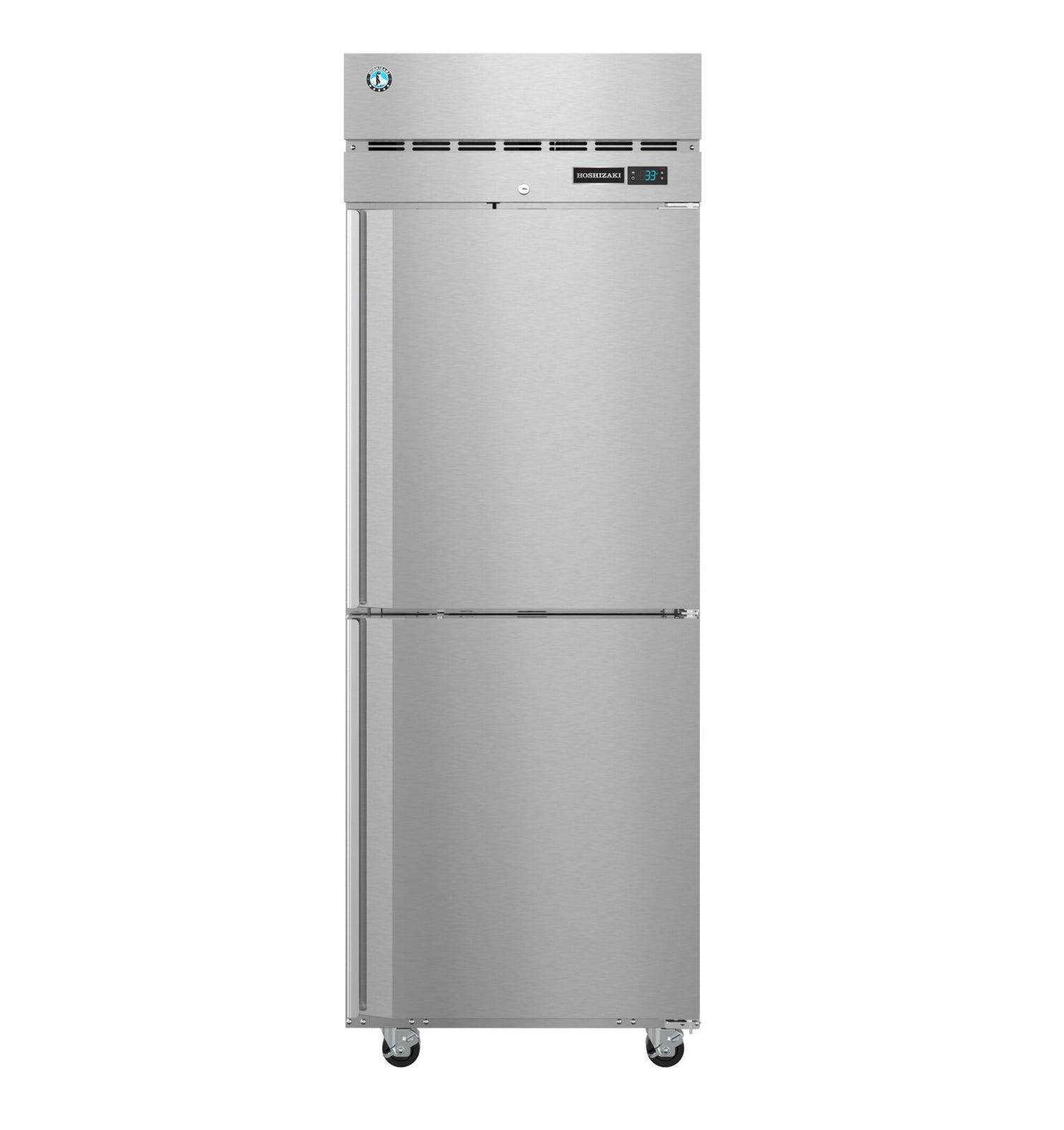 Hoshizaki F1A-HS 23.1 cu ft 1-Section Half Stainless Steel Door Reach-In Freezer