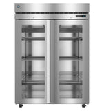 Hoshizaki F2A-FGE 50.37 cu ft 2-Section Full Glass Door Reach-In Freezer