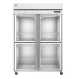 Hoshizaki F2A-HG 50.37 cu ft 2-Section Half Glass Door Reach-In Freezer