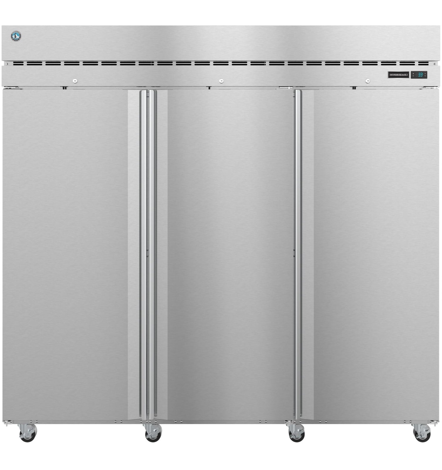 Hoshizaki F3A-FS 79.03 cu ft 3-Section Full Stainless Steel Door Reach-In Freezer