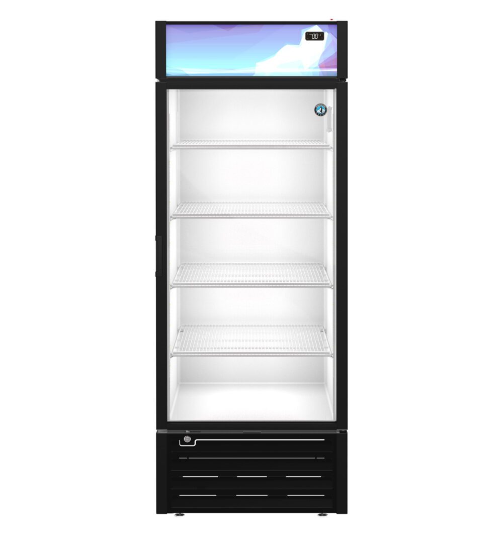 Hoshizaki FM-23-HC-BLK 30" Black Glass Door Merchandiser Freezer