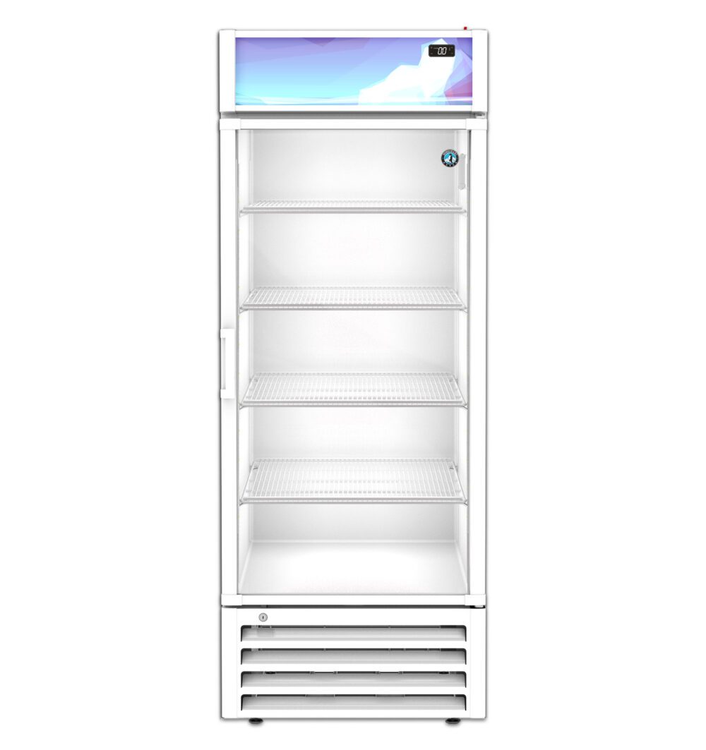 Hoshizaki FM-23-HC-WHT 30" White Glass Door Merchandiser Freezer