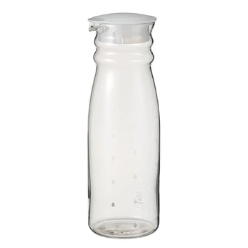 HARIO Free Pot Glass Pitcher 700ml/1300ml, White