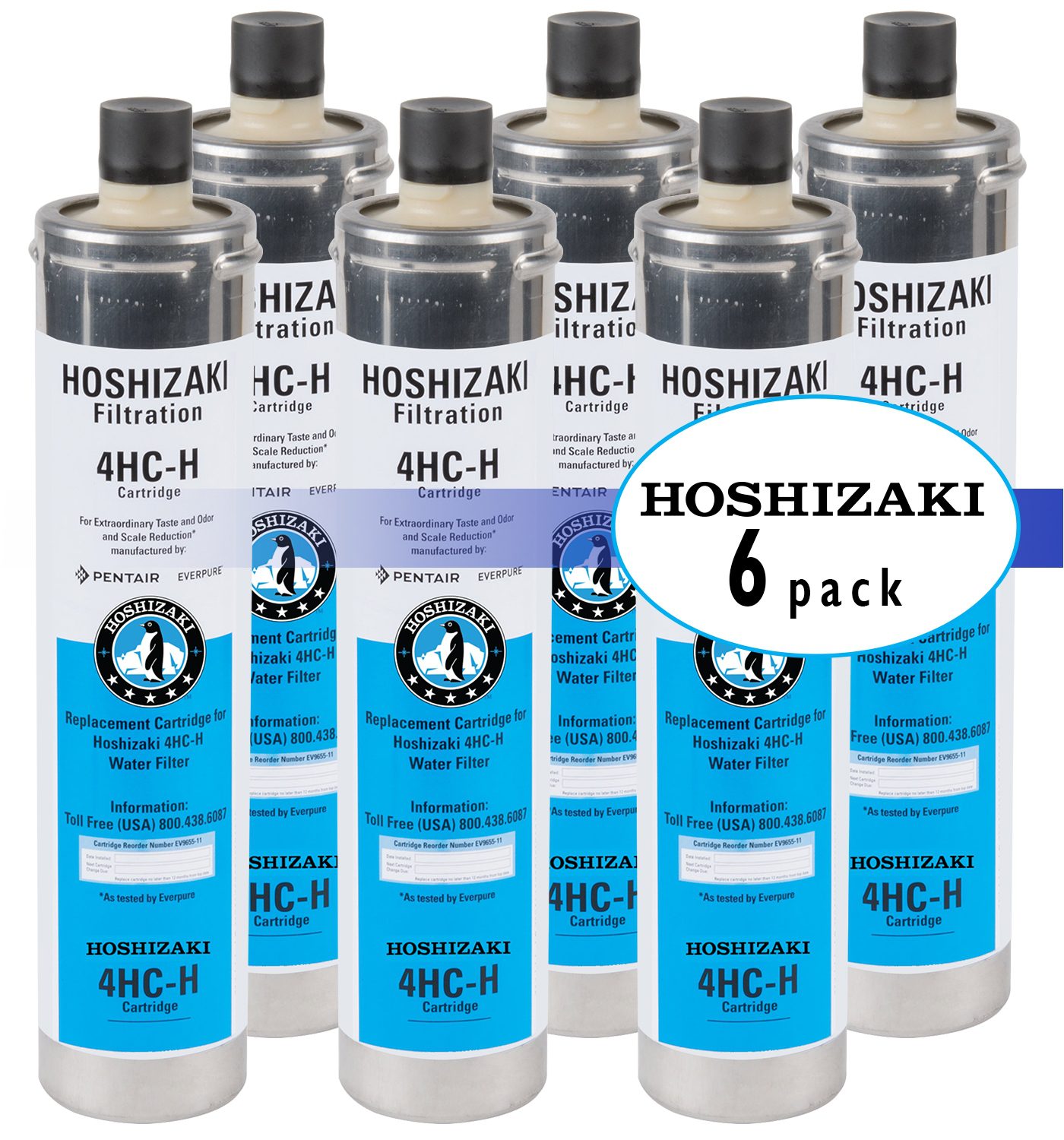 Hoshizaki H9655-06 Water Filter Cartridge – 6 Pack