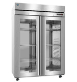 Hoshizaki HC2A-FGE-FGE 52.4 Cu. Ft. Full Glass Door Pass-Thru Heated Holding Cabinet