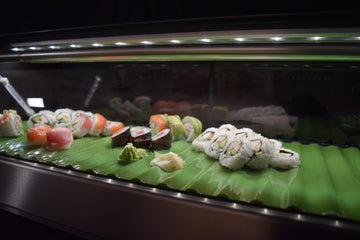 Hoshizaki HNC series illuminated food display detail