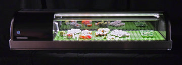 Hoshizaki HNC series illuminated food display detail