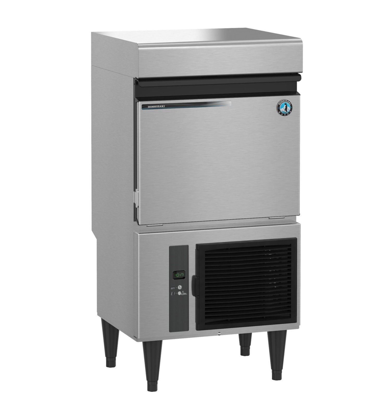 Hoshizaki IM-50BAA-LM 50 lb/Day Air-Cooled Large Square Cube Ice Machine with Storage Bin