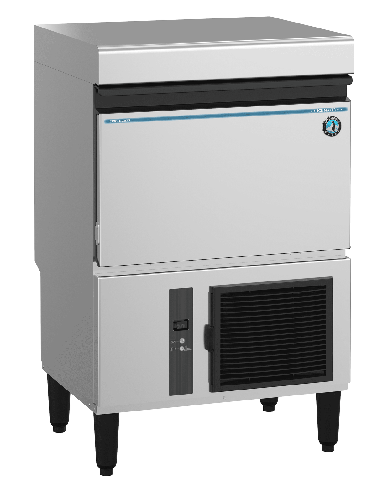 Hoshizaki IM-50BAA-Q 50 lb/Day Air-Cooled Sphere Ice Machine with Storage Bin