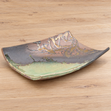 IM214-IK rectangular plate in a neutral tabletop setting