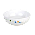 White Rain Flower Melamine Side Bowl