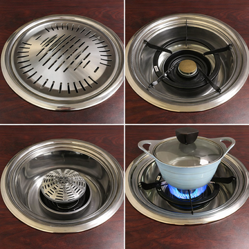 JSCR-200 Round Up-Draft Korean BBQ Grill