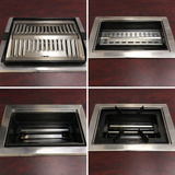 JSDR-100 Square Up-Draft Korean BBQ Grill