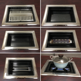 JSDR-400 Square Downdraft Grill/Roaster