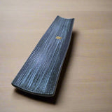 16.5" x 4" RECT PLT-GREY STONE