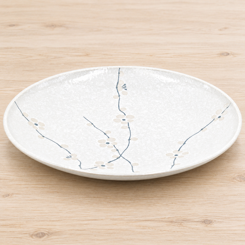 K210-WP ceramic plate on a light wood table