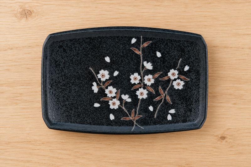 7¼″ × 4¾″ Sakura Rectangular Plate — product view
