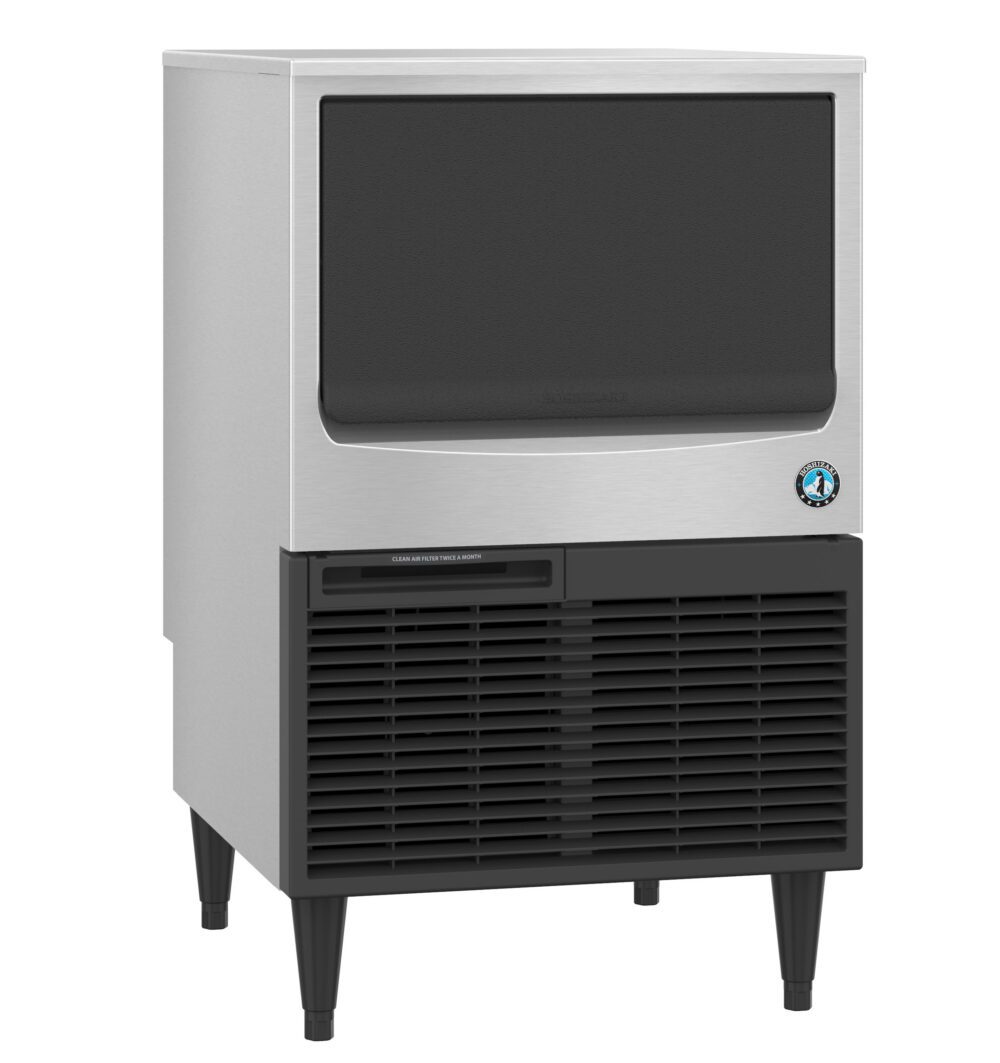 Hoshizaki KM-116BAK 130 lb/Day Air-Cooled Crescent Ice Machine with Storage Bin