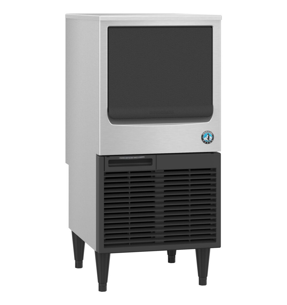 Hoshizaki KM-81BAK 98 lb/Day Air-Cooled Crescent Ice Machine with Storage Bin