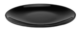 Melamine Round Plate 7"D, Black