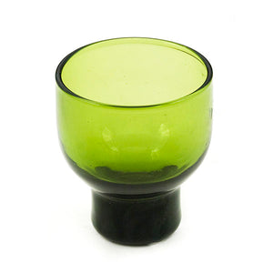 SAKE CUP GLASS 2.25"Dx2.5"H (Green)