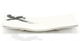 RECT PLATE WHT 12.75"x6.25"x1.5"H