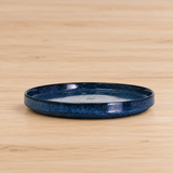 MT280-NB navy blue ceramic tray in a neutral tabletop setting