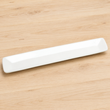 MW6-02 white ceramic platter in a neutral tabletop setting