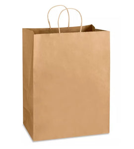 Brown Kraft Paper Bag 13x7x17