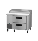 Hoshizaki PR46B-D2 46" 6-Pan 2-Drawer Pizza Prep Refrigerator