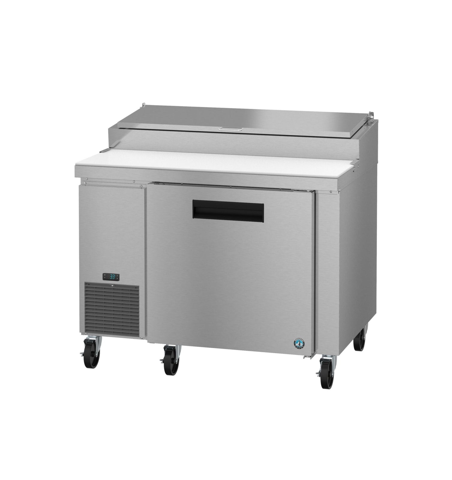 Hoshizaki PR46B 46" 6-Pan Stainless Steel Pizza Prep Refrigerator