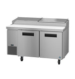 Hoshizaki PR60B 60" 8-Pan Stainless Steel Pizza Prep Refrigerator