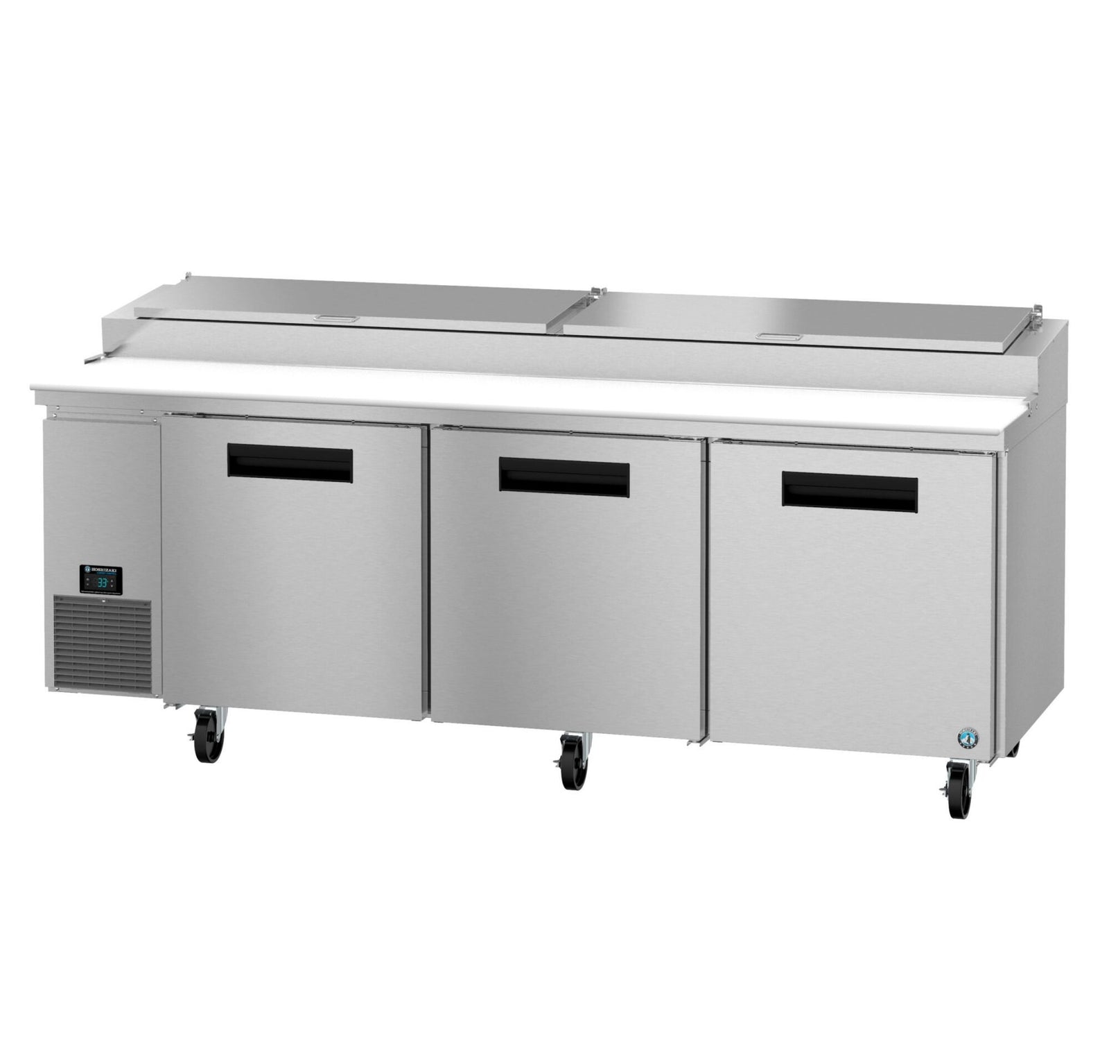Hoshizaki PR93B 93" 12-Pan Stainless Steel Pizza Prep Refrigerator